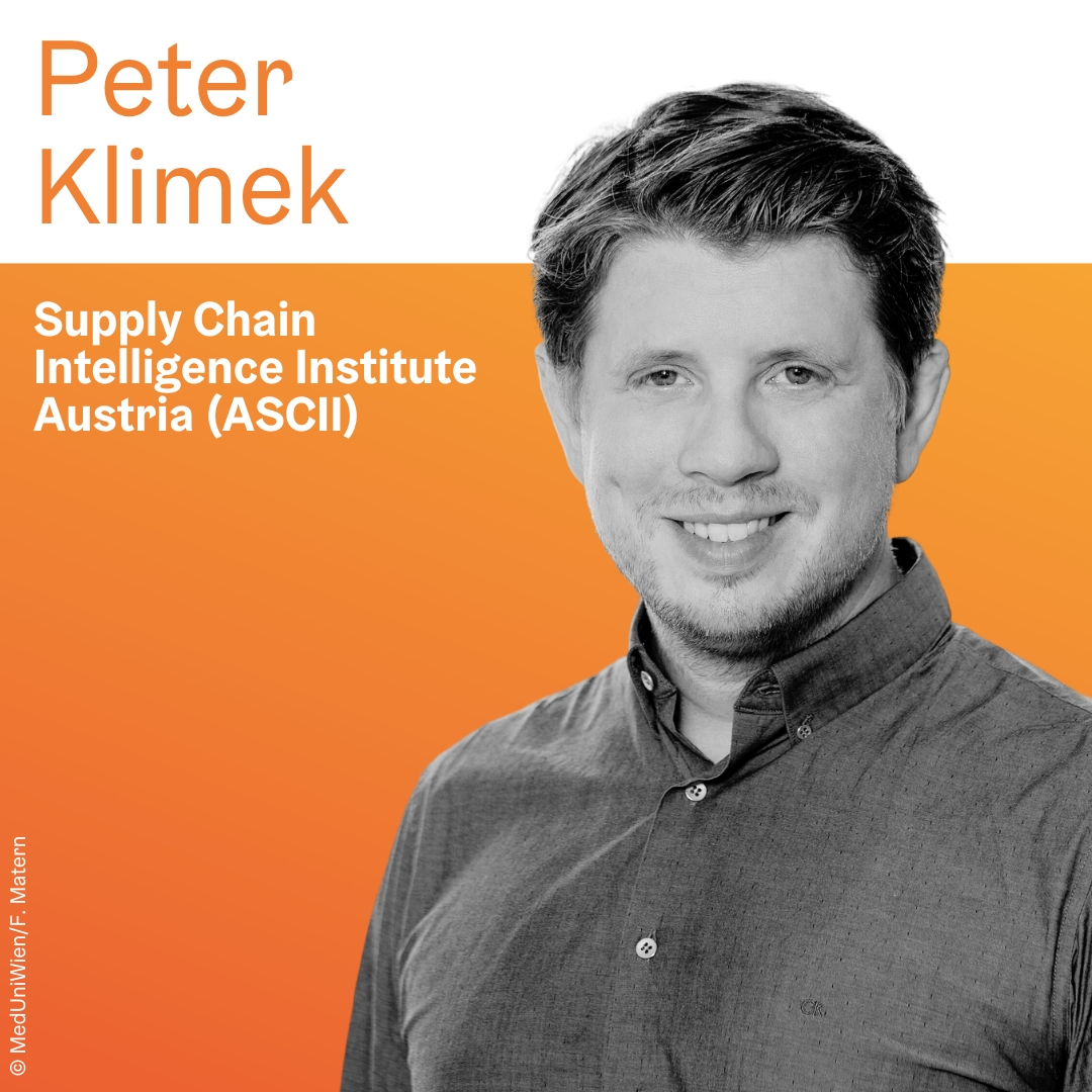 Peter Klimek | Supply Chain Intelligence Institute Austria (ASCII) © MedUniWien/F. Matern